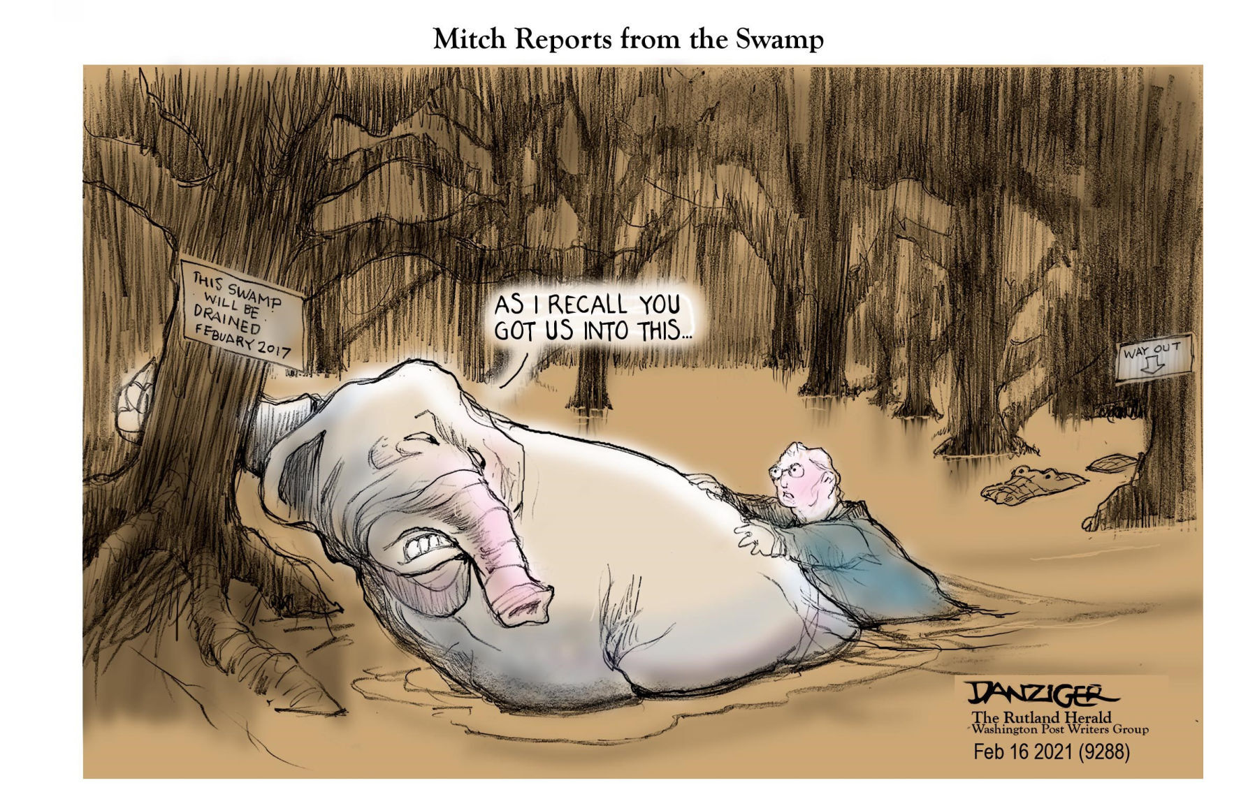 Jeff Danziger cartoon